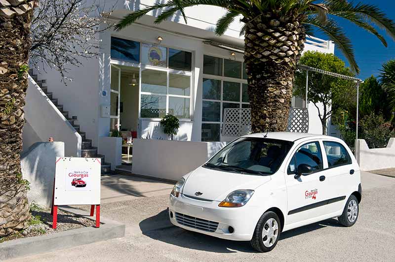 Rent a car Milos Apartments & Studios Giourgas