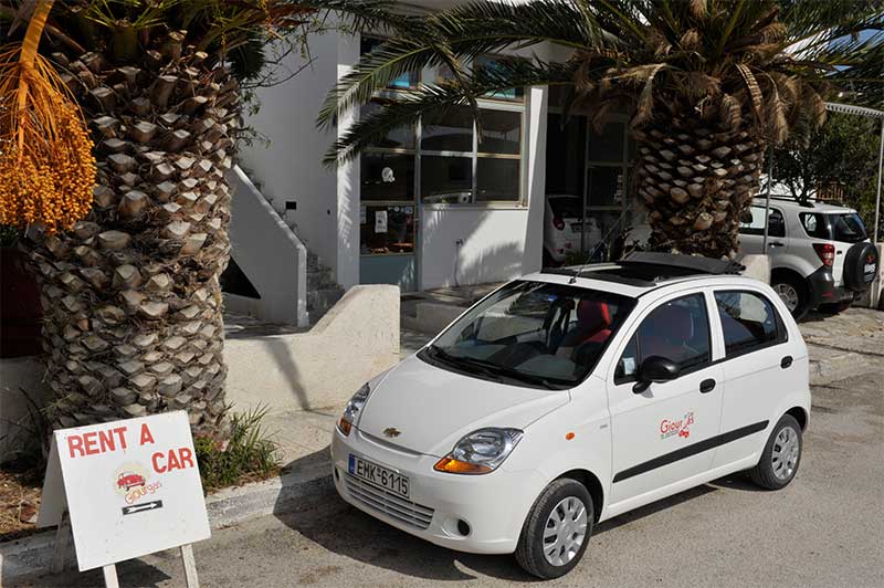 Rent a car Milos Apartments & Studios Giourgas