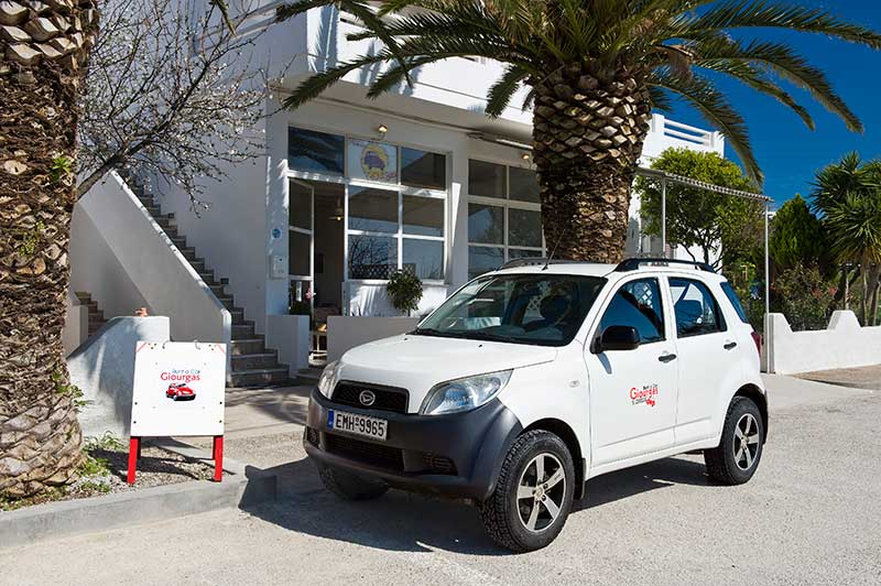 Rent a car Milos Apartments & Studios Giourgas